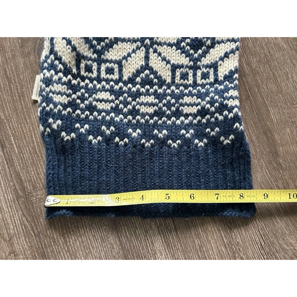 Denim & Supply Ralph Lauren Scarf Fair Isle Wool Alpaca Blend 75”